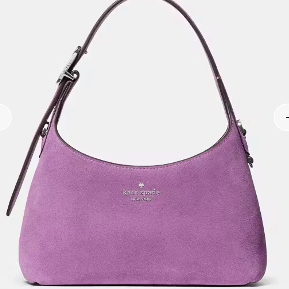 Kate Spade 454 Suede Mini Crossbody Wisteria Purple